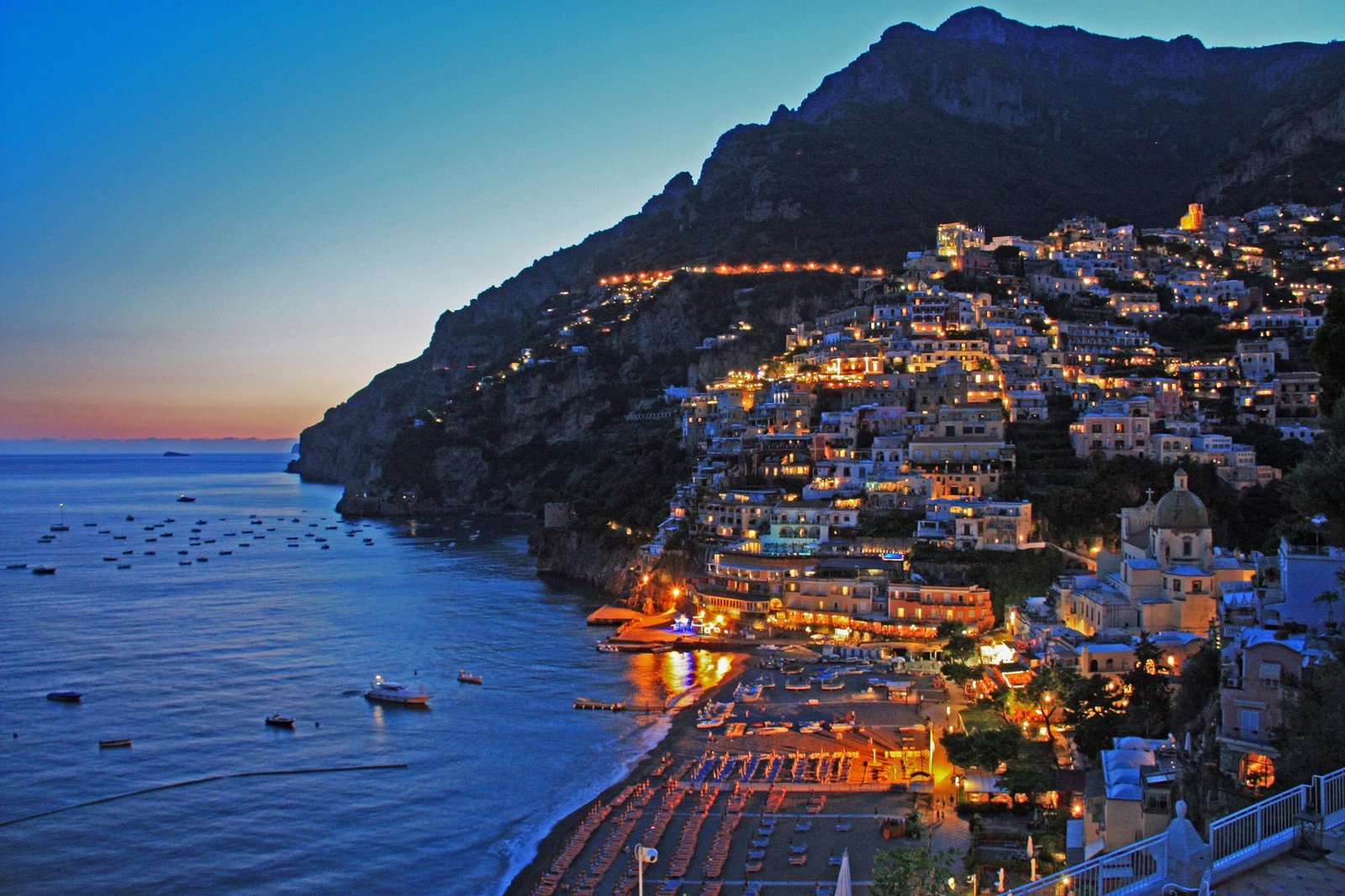 Pompeje · Amalfi · Capri
